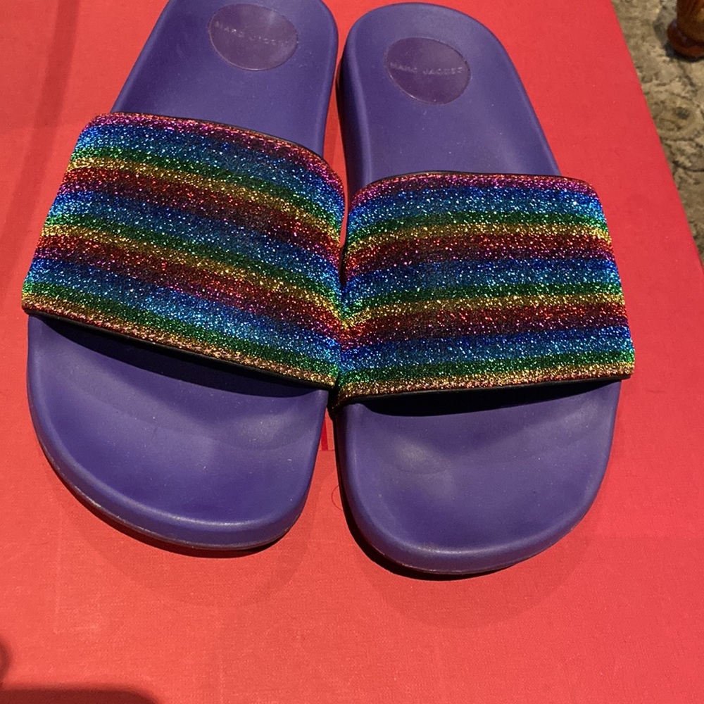 Marc Jacobs Sparkling Slides Not Used Extremely C… - image 2